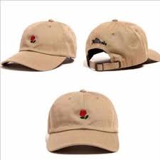 Hanyu Busana Korea Ulzzang Mawar Baru Bordir Wanita Solid Hip Pop Bisbol Topis Topi Khaki Hats For Men Strapback Hats Mens Caps