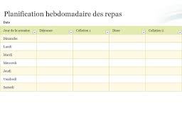 Modèles de planning semaine 2020 (hebdomadaire/semainier) disponibles en formats excel et pdf que vous pouvez télécharger, personnaliser et imprimer. Planning Hebdomadaire Des Repas