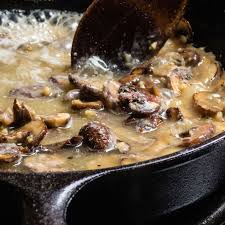 Wild Mushroom Gravy Recipe Sur La Table Mushroom Gravy Recipe Gravy Recipes Mushroom Gravy