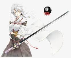 When you lighten hair to a dark brown color, you get a red undercoat or tone. Anime Girl With Katana White Hair Yellow Eyes Transparent Png 900x636 Free Download On Nicepng