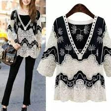 30 model tunik terbaru 2020 l 2021 cantik dan simple terlaris saat ini. Jual Atasan Wanita Import Atasan Rajut Baju Atasan Kerah V Kab Sleman Cishu69 Tokopedia