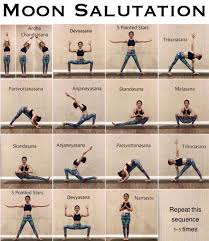 How To Practice Yoga On Instagram Moon Salutations Are A Fun Way To Mix Up The Normal Ashtanga Yoga Primary Series Ashtanga Yoga Sequence Yoga Flow Sequence
