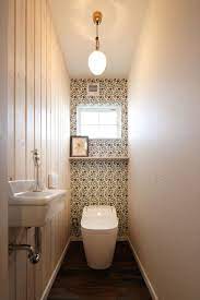 アンティークな北欧カントリースタイル limia リミア トイレのアイデア トイレ インテリア トイレ 壁紙 おしゃれ