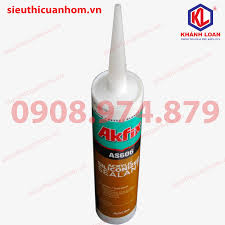 Keo Silicone tường lắp đặt cửa nhôm Akfix AS606 - Nhôm thanh Xingfa và phụ  kiện cửa nhôm Khánh Loan