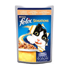 Felix Sensations Somonlu Ve Karidesli Yas Kedi Mamasi 100 Gr