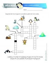 Mots Croises Polaires Lafeuillemobile Com Mots Croises Enfants Mots Fleches Enfants Mots Croises