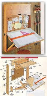 Fold Down Drafting Table Plans Workshop Solutions Projects Tips And Tricks Woodarchivist Com Woodworking Woodworking Projects Diy Woodworking