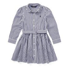 Shop our kids and baby range at ralph lauren today and discover gorgeous designer clothes for your little one. Robe Chemise En Coton Raye Ralph Lauren Robe Fille Ralph Lauren Iziva Com Cotton Shirt Dress Ralph Lauren Toddler Girl Shirt Dress
