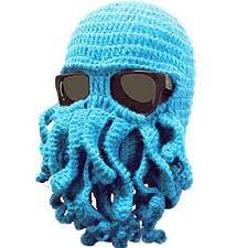 Octopus Beanie Crochet Ski Mask Octopus Knitting Octopus Hat Knit Beanie Hat