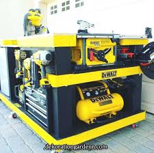 All In One Work Bench And Table Saw Etc Shop Ideas Garage Tools Dewalt Tools Table Saw Workbench Mutter Ads In 2020 Garage Tools Workbench Garage Work Bench