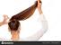 Ponytail Girl Tying Her Hair Up