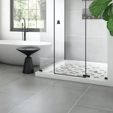 However, since white is a neutral color, you may want to add one or two focal points in the room so it in case you want a modern bathroom, you may want to consider installing gray and white tiles. Tile Backsplash Bathroom Floor Tile Floor Decor