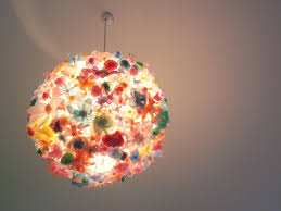 I love these retro you can download pattern and diagram for the origami diy lampshade at the end of this article. Thimble Diy Floral Lampshade Floral Lampshade Paper Flower Lights Paper Lampshade