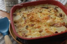 超簡単 本格的なおいしさ 長芋グラタン 簡単 美味しい 食べ物のアイデア 料理 レシピ