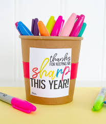 From food and drink gift ideas to printable gift cards and tags, there are a hundred diy gift ideas to choose from. Diy Teacher Appreciation Gifts By Lindi Haws Of Love The Day