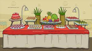 Search for buffet in these categories. Buffet Food On Table Clipart Novocom Top