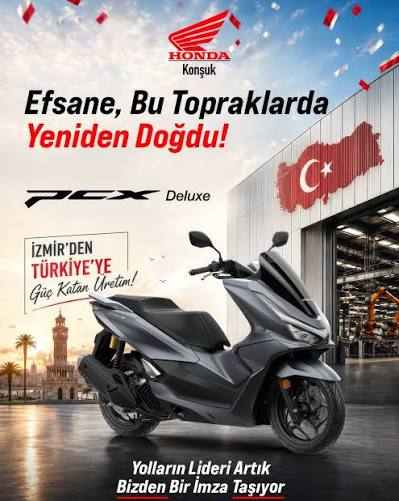 Türkiye Yollarında Bir İlk: Honda PCX125 Artık Tamamen Bizden!