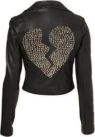 Topshop Heartbreaker Studded Leather In Black Lyst Leather Jackets Women Jackets Clothes Design