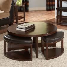 Coffee table with stools : Coffee Table With 4 Storage Ottomans Ideas On Foter