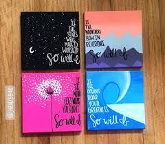 Painted quotes on canvas are great as gifts or to sell in your favorite online marketplace, farmer's market, or flea market. Canvas So Will I 100 Billion X Hillsong United Canvas Art Quotes Diy Canvas Art Canvas Painting Diy