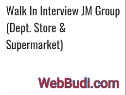 Instruksi melamar melalui pos/jasa pengiriman paket. Informasi Lowongan Kerja Terbaru Jm Group Dept Store Supermarket Webbudi Com