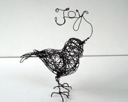 Bird On A Wire Meaning Handmade Wire Bird Sculptures Yes No Birds Wire Animal Etsy Bird Sculpture Handmade Wire Black Bird Tattoo