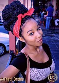 13 Box Braid Updo Styles You Can Try After Your Next Install Gallery Box Braids Hairstyles Box Braids Styling Hair Styles