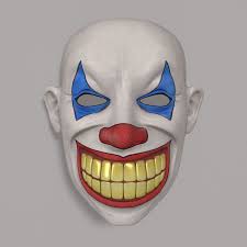 3d Clown Mask Clown Mask Clown Mask