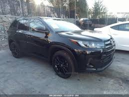 Find a new highlander at a toyota dealership near you, or se nightshade; Toyota Highlander Se 2019 Black 3 5l 6 Vin 5tdjzrfh2ks983503 Free Car History