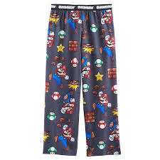 Nintendo Super Mario Boy S Flannel Pajama Pants Little Kid Big Kid Clothing Nintendo Supermari Boys Pajama Pants Boys Flannel Pajamas Flannel Pajama Pants