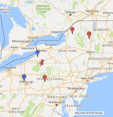 New york traces its roots to its 1624. Selected New York And Pennsylvania Natural Arches Google My Maps