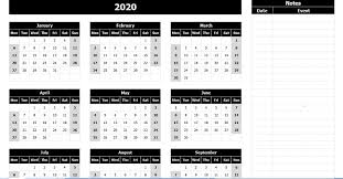 2021 calendar in excel or pdf. Download Free Yearly Calendar Templates In Excel