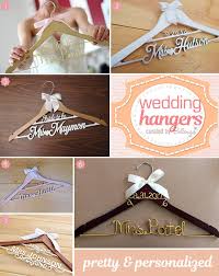 How sweet would these be to give each of your bridesmaids a personalized bridesmaid hanger??? Bridal Gift Idea A Personalized Mrs Hanger For Her Wedding Dress Creative And Fun Wedding Ideas Made Simple