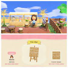 R Acqr Straw Pattern On Stalls Make Cute Tiki Bars Animal Crossing New Animal Crossing Animal Crossing Characters