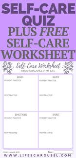 Self Care Assessment To Find Balance In Your Life Self Care Worksheets Self Care Activities Self Care