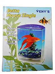 Check out our betta house selection for the very best in unique or custom, handmade pieces from our aquariums & tank décor shops. Veny S Betta House Single Betta Tank Picture Perfect Viewing Ez Clean System Happy Fins Amazon In Pet Supplies