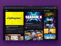 Esports Mobile Web Screens Dark In 2020 Game Store Epic Games Epic