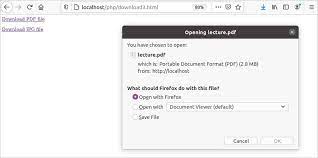 Navigate to a lesson concept page where you would view your videos open the. How To Download A File In Php