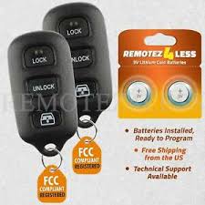 Regular, transponder chip, or remote key fob? 2 For 2004 2005 2006 2007 2008 2009 Toyota 4runner Keyless Remote Car Key Fob Ebay