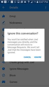 When a guy ignores you, it doesn't have to necessarily mean that he's totally ghosted you. What Does Ignore Messages Means On Facebook Messenger 2021