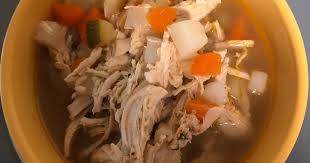 Sopa De Verduras Con Pollo Deshebrado Sin Grasas Receta De Joen Carolina Cookpad