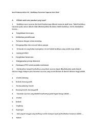 Check spelling or type a new query. Referensi Soal Budidaya