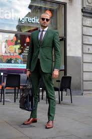 Green Black And Brown Outfits Robert Spangle Green Suit Soletopia Well Dressed Men Green Suit Gentleman Style