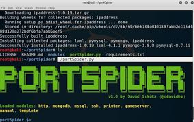 Advance Network Ports Scanner On Kali Linux Port Spider Port Scanner Linux Networking