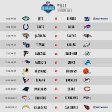 Nfl On Instagram Football Week 1 Of The Nflpreseason Kicks Off With 11 Games Today Nfl Preseason Games Today Nfl