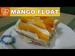 Quick And Easy Mango Float Recipe Panlasang Pinoy Recipes Recipe Mango Float Easy Desserts Float Recipes