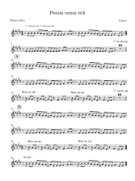 Quanti tipi di flauti di pan esistono? Poesia Senza Veli Spartito Flauto