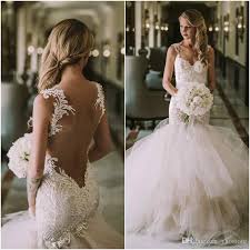 2017 Bohemian Organza Lace Pearls Wedding Dresses Sweetheart Neckline B Vestidos De Novia Sin Espalda Vestidos De Novia De Organza Estilos De Vestidos De Novia