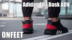 Adidas.com is one of the few online retailers. Onfeet Adidas Eqt Bask Adv Black Red Aq1013 Review Sneakers By Youtube