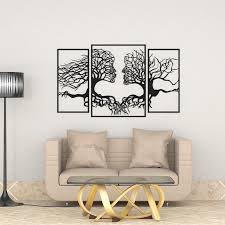 Buttons for changing the number of items showing per row. Beautiful Tree Human Face Black Color Tree Design Wooden Wall Hanging